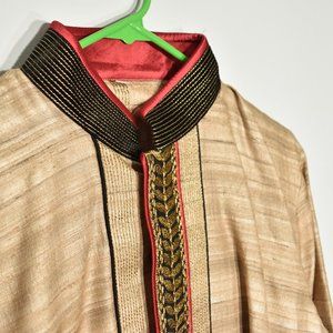 Men's Cream Kurta Pajama Indian 40 Outfit Pakistan